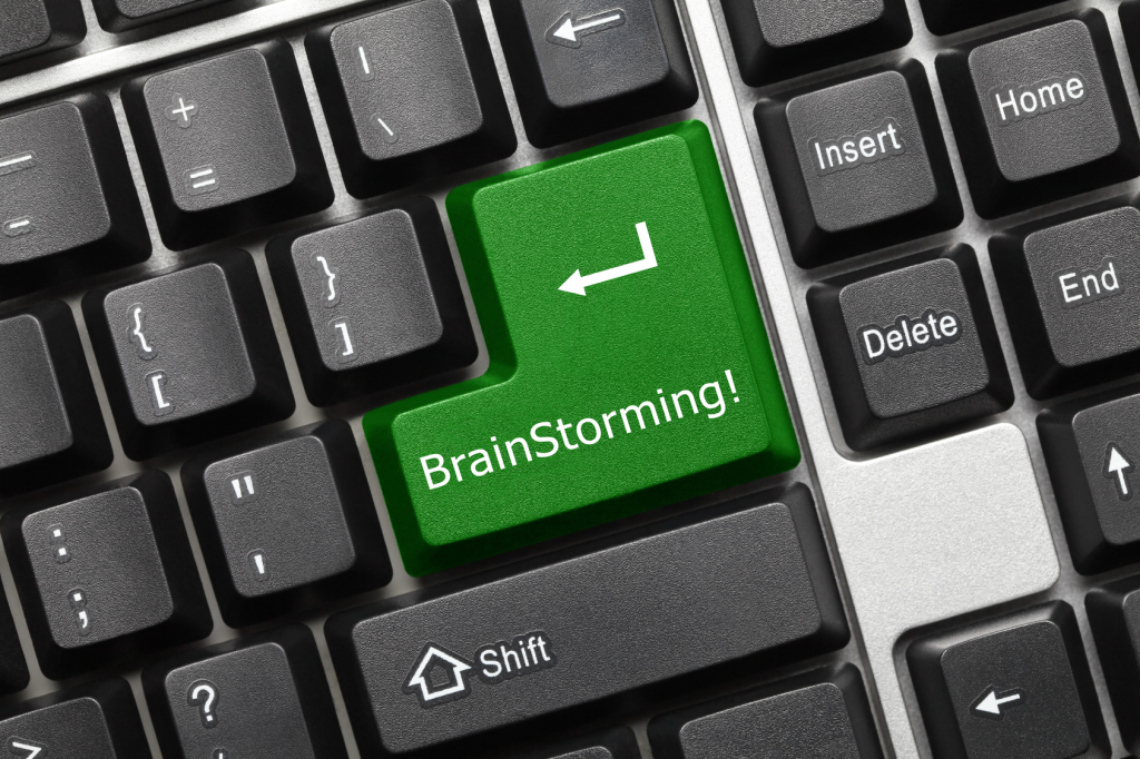 Conceptual keyboard - BrainStorming (green key)