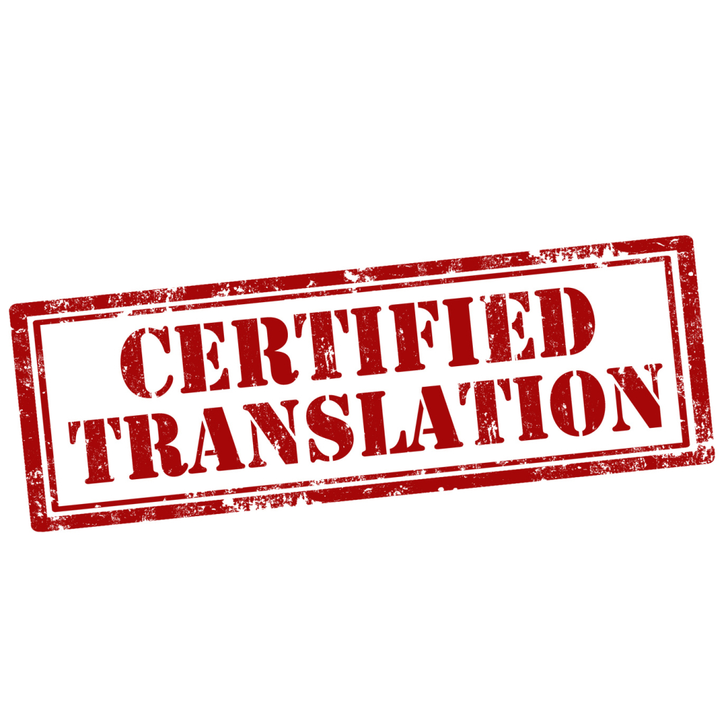Certified Translation-stamp
